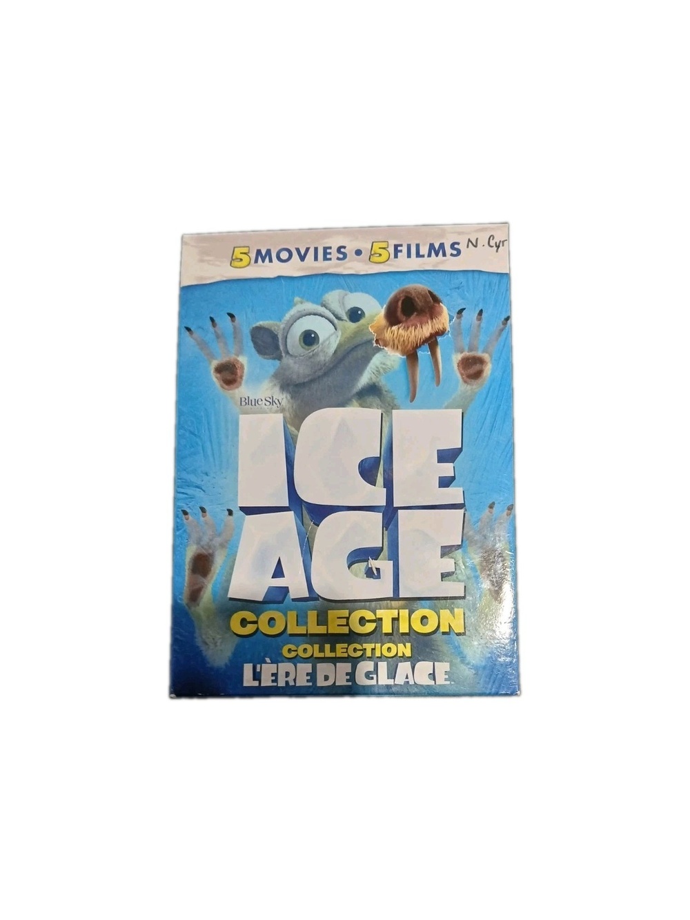Ice Age 5 Movie Collection DVD Box Set 1-5 Blue Sky Animated Family Films